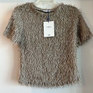*NWT* Zara fringe sweater